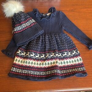 NWOT Tahari sweater dress with matching hat